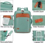 Carry on Backpack, Extra Large 40L Flight Approved Travel Backpack for Men & Women,Expandable Large Suitcase Backpacks With 4 Packing Cubes,Water Resistant Luggage Daypack Business Weekender Bag,Grey - Image 6